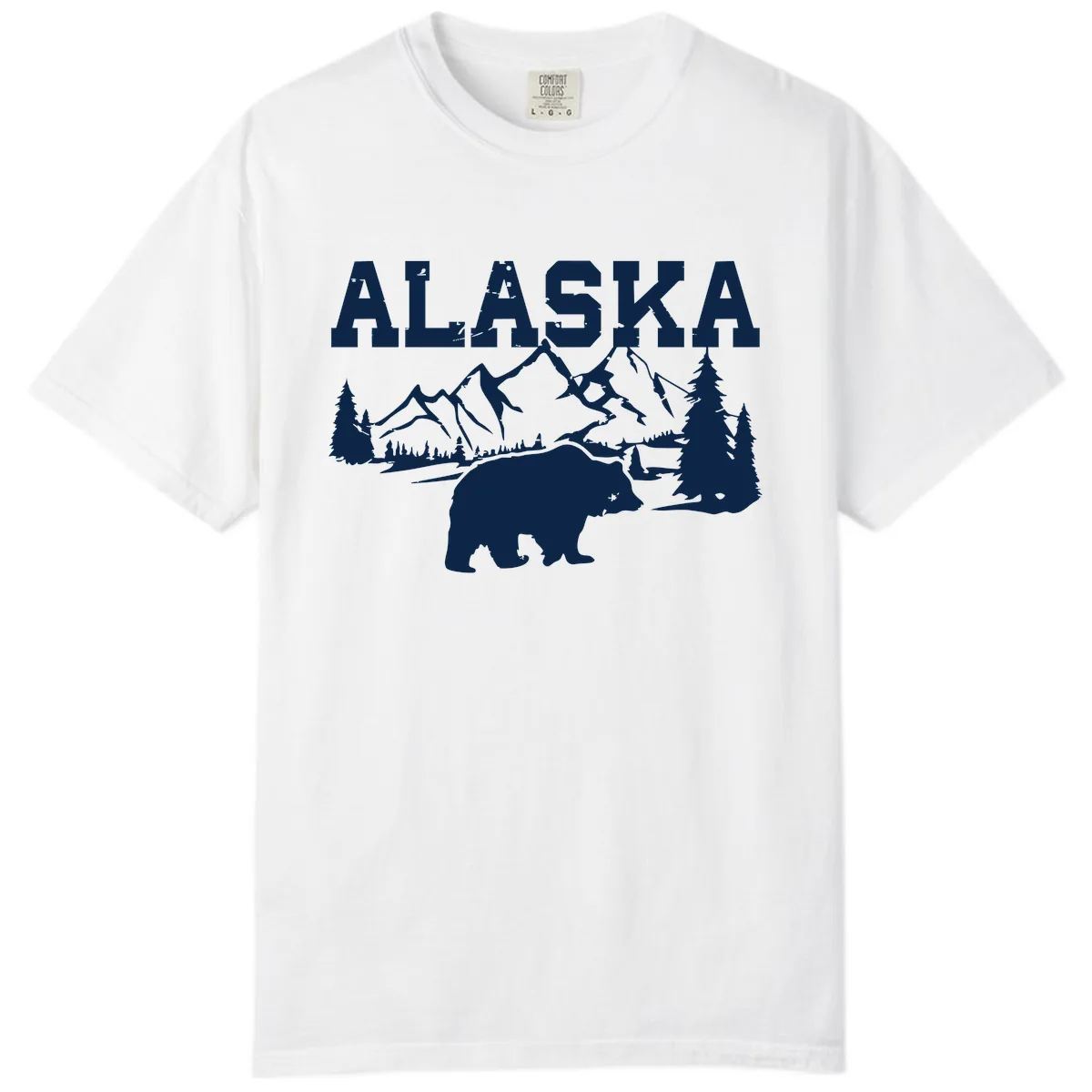 Alaska Bear Mountain Wilderness Cruise Comfort Color in White