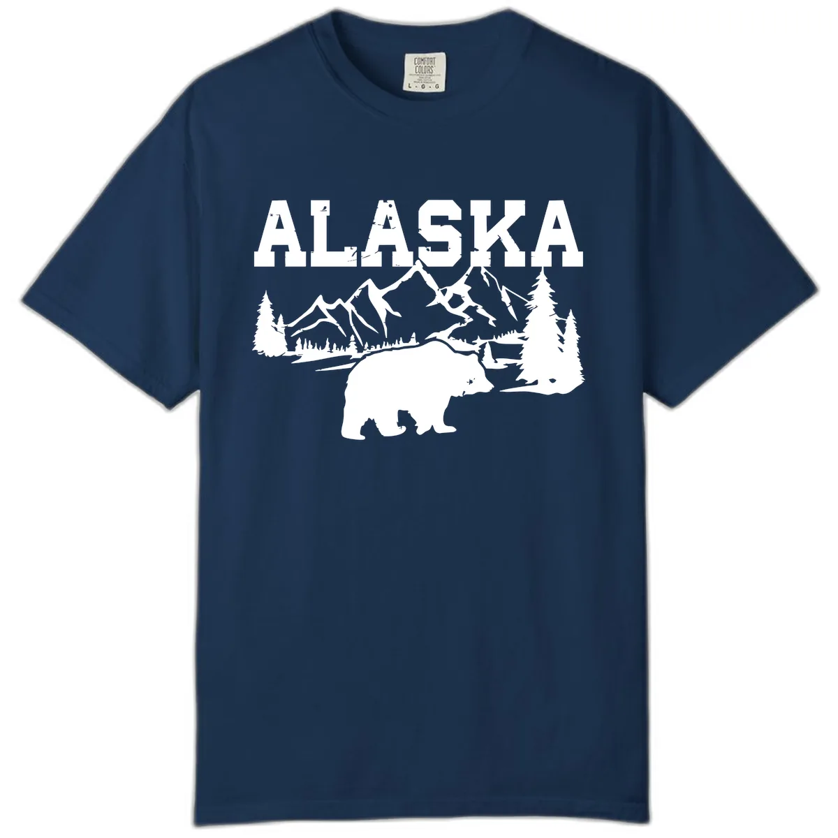 Alaska Bear Mountain Wilderness Cruise Comfort Color in Navy