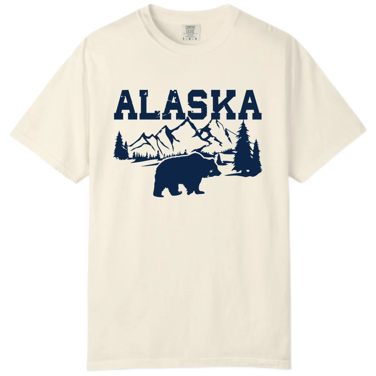 Alaska Bear Mountain Wilderness Cruise Comfort Color in Ivory