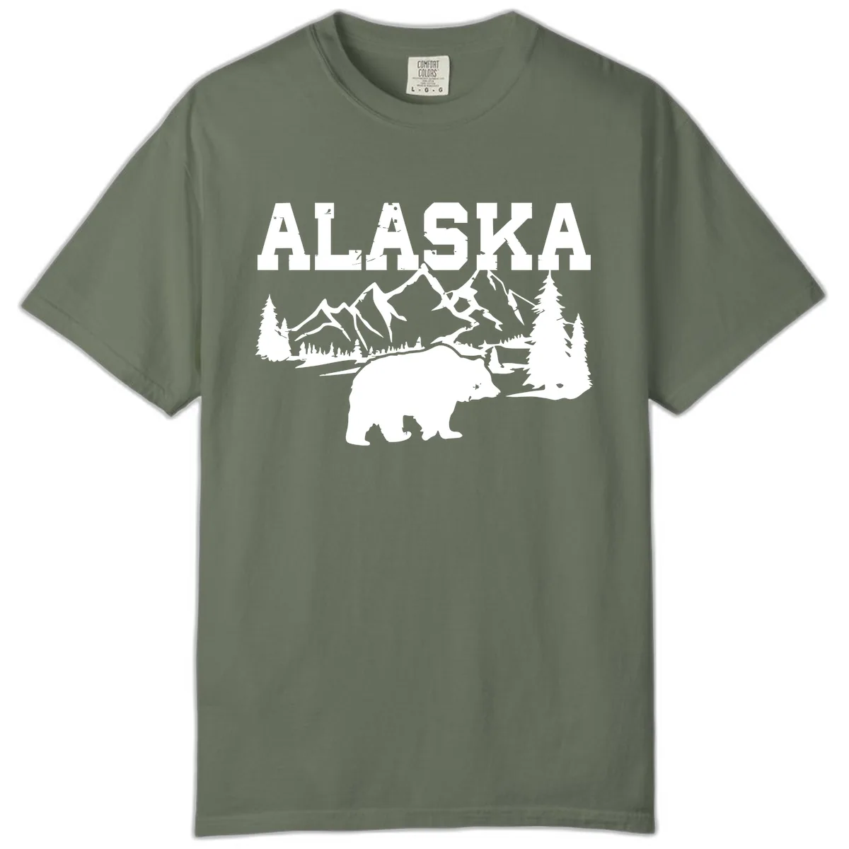 Alaska Bear Mountain Wilderness Cruise Comfort Color in Moss