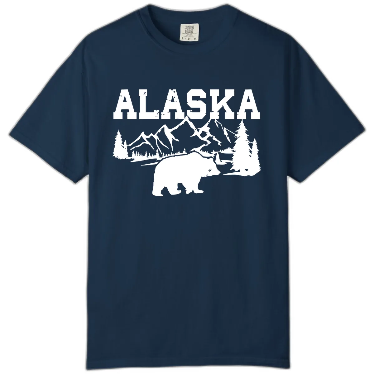 Alaska Bear Mountain Wilderness Cruise Comfort Color in True Navy