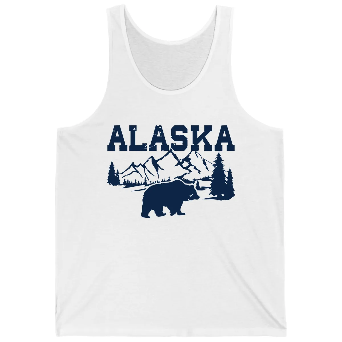 Alaska Bear Mountain Wilderness Cruise Tank in White
