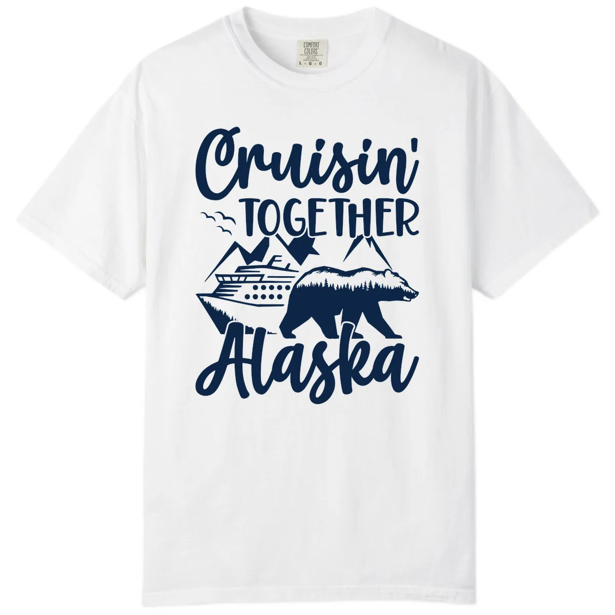 Cruisin' Together Alaska Comfort Color in White