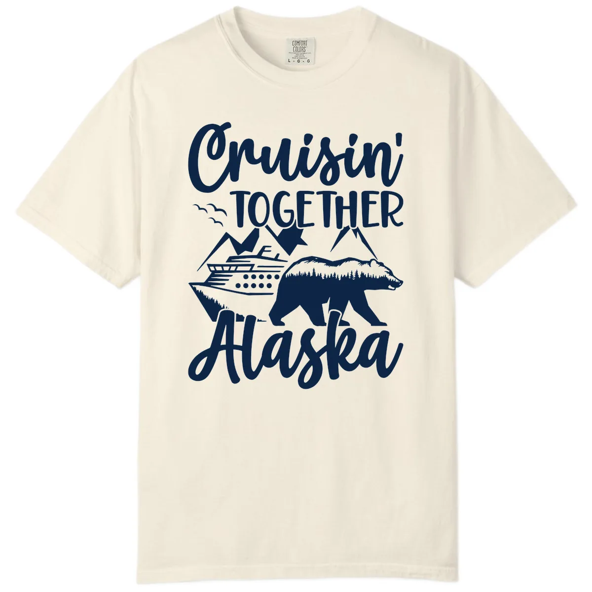 Cruisin' Together Alaska Comfort Color in Ivory