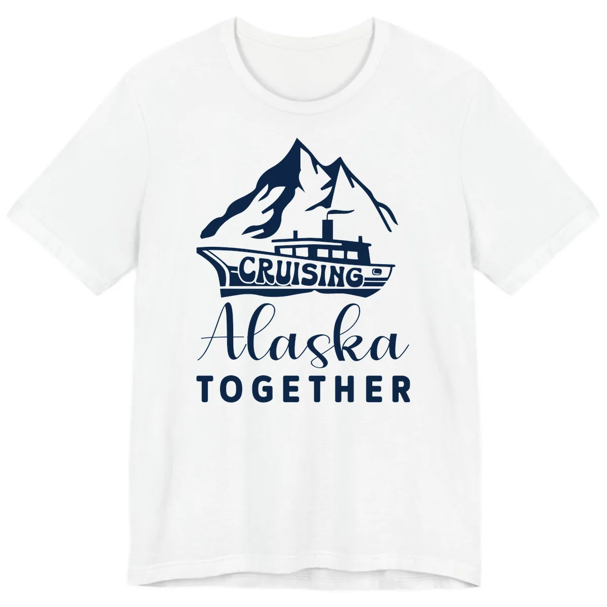 Cruising Alaska Together Premium T-Shirt in White
