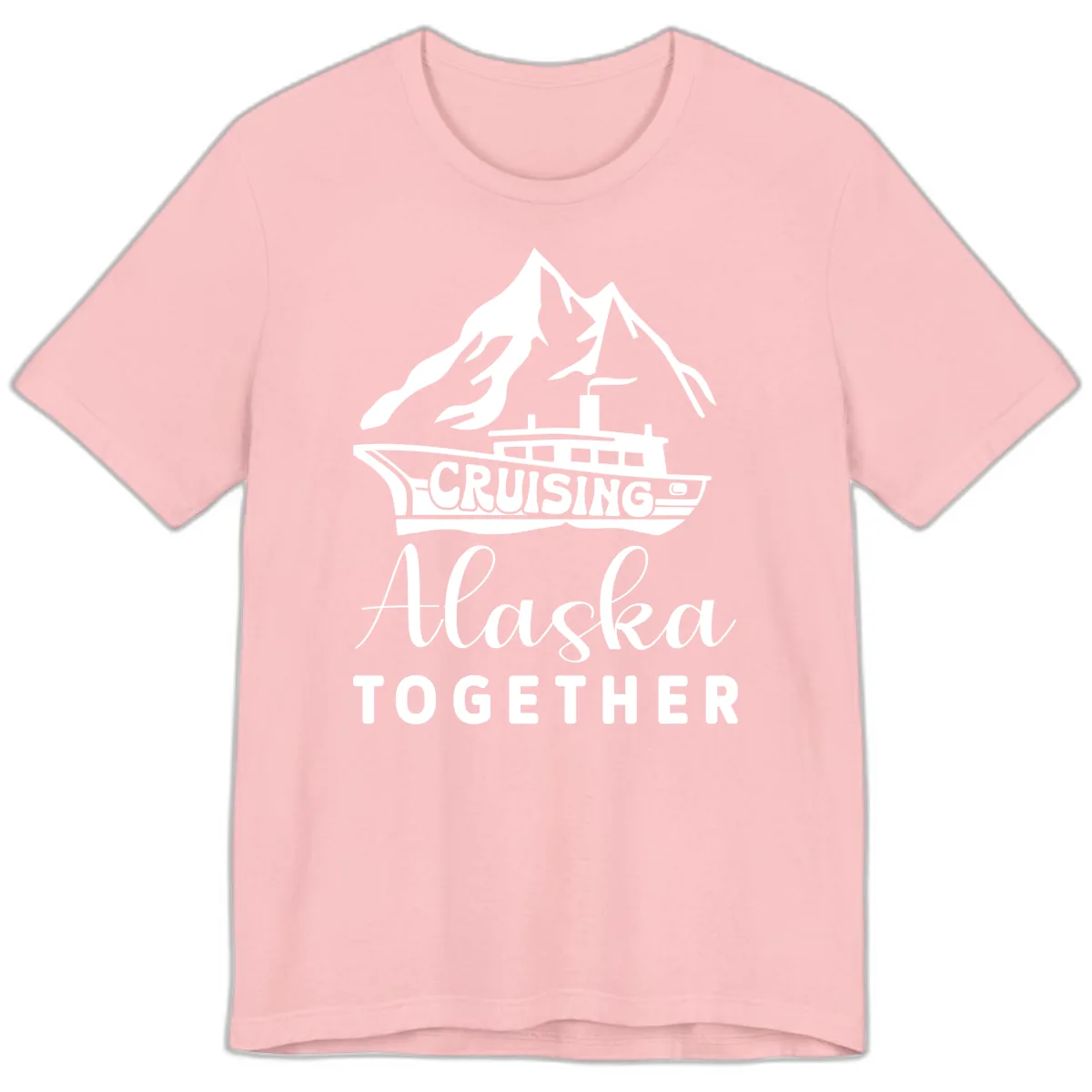 Cruising Alaska Together Premium T-Shirt in Pink