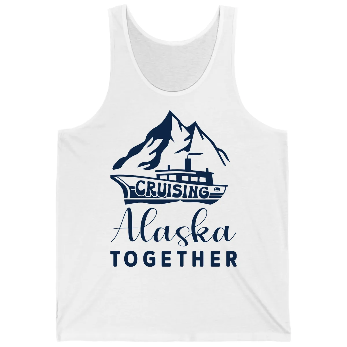 Cruising Alaska Together Tank in White