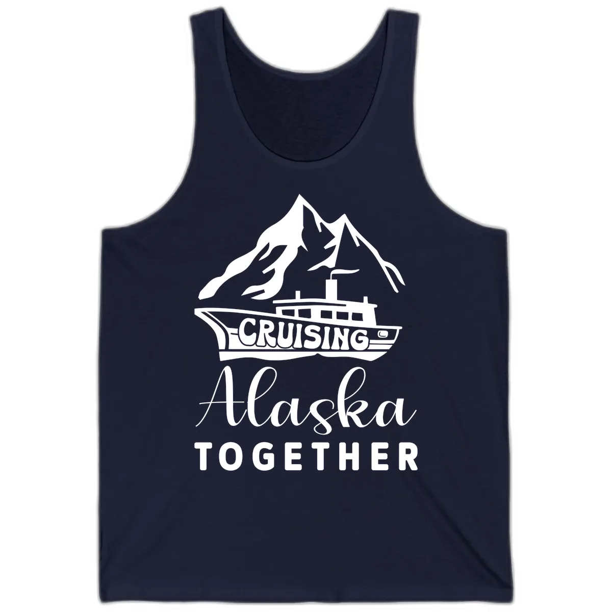 Cruising Alaska Together Tank in Navy
