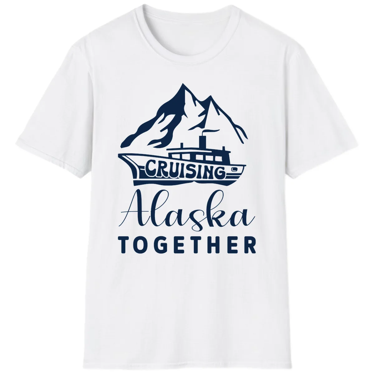 Cruising Alaska Together T-Shirt in White