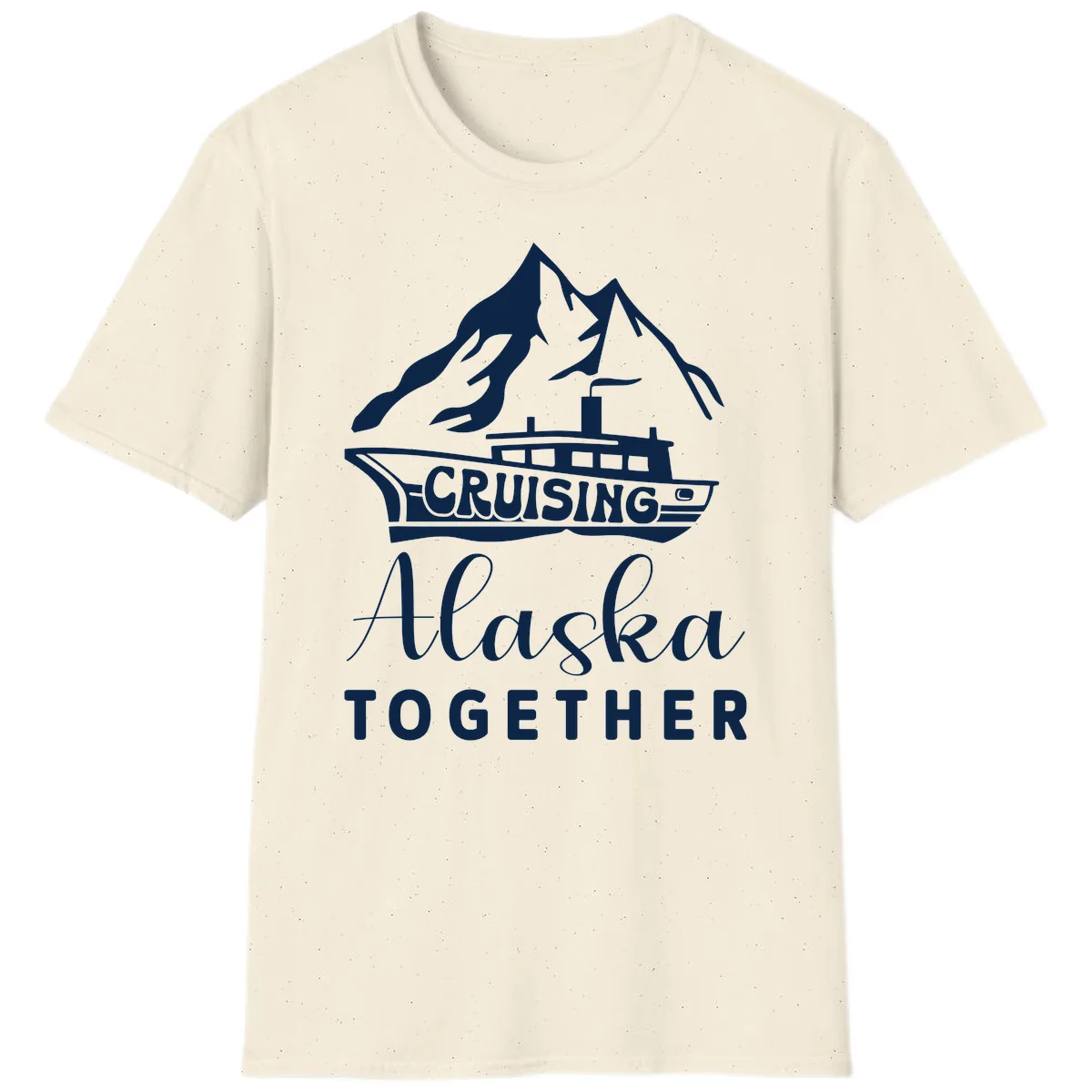 Cruising Alaska Together T-Shirt in Natural
