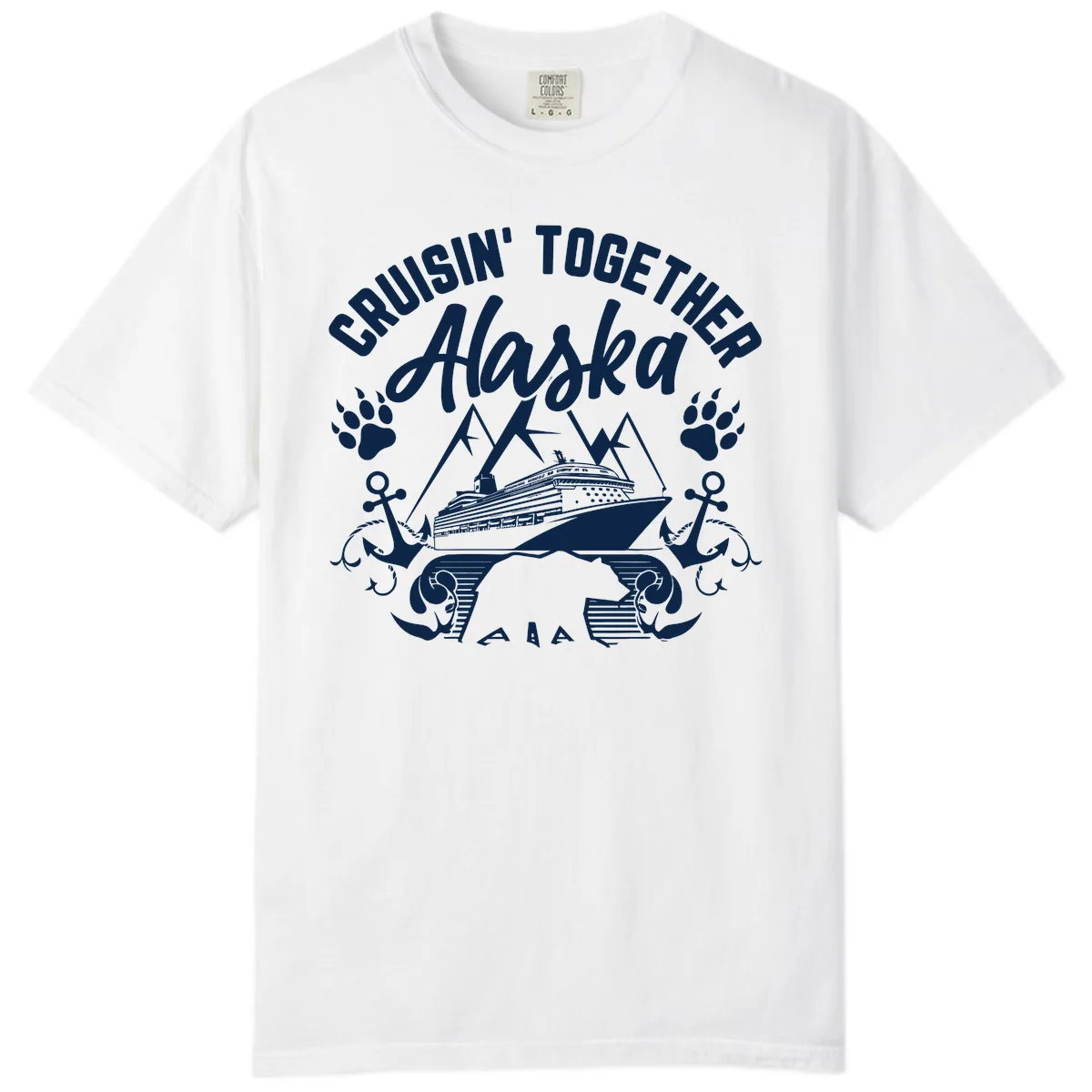 Cruisin' Together Alaska Comfort Color in White