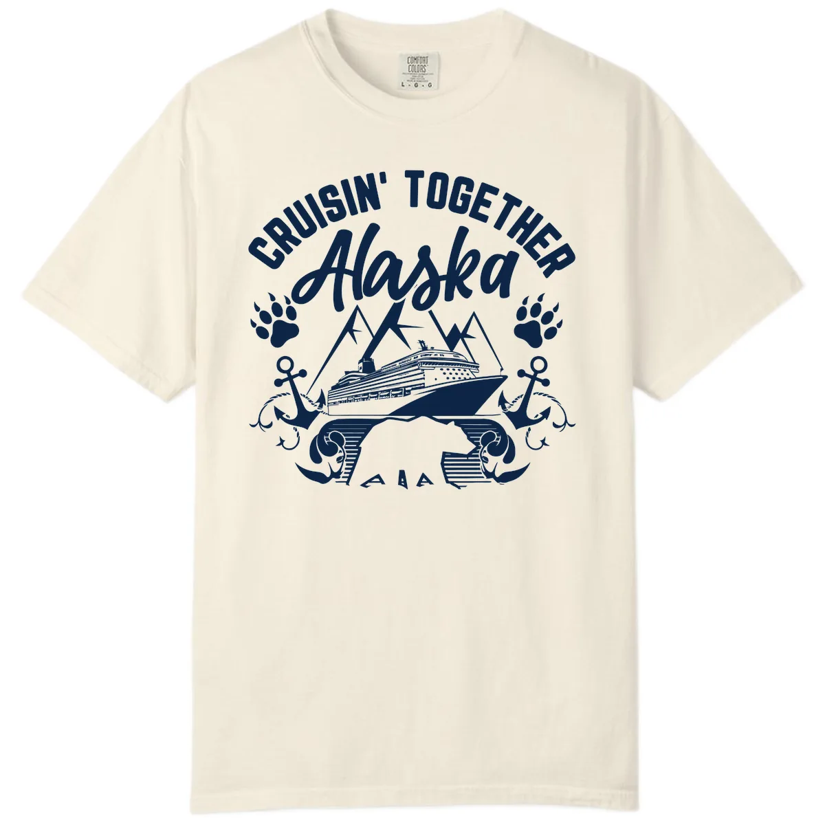 Cruisin' Together Alaska Comfort Color in Ivory