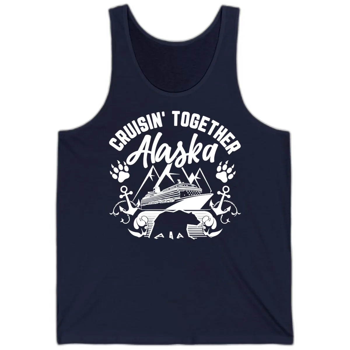 Cruisin' Together Alaska Tank in Navy
