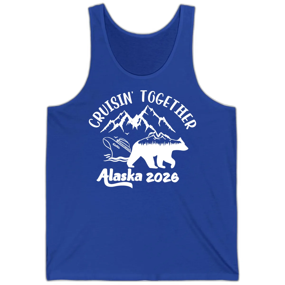 Cruisin' Together Alaska 2026 Tank in True Royal
