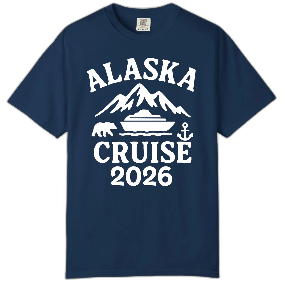 Alaska Cruise 2026 Adventure Comfort Color in Navy