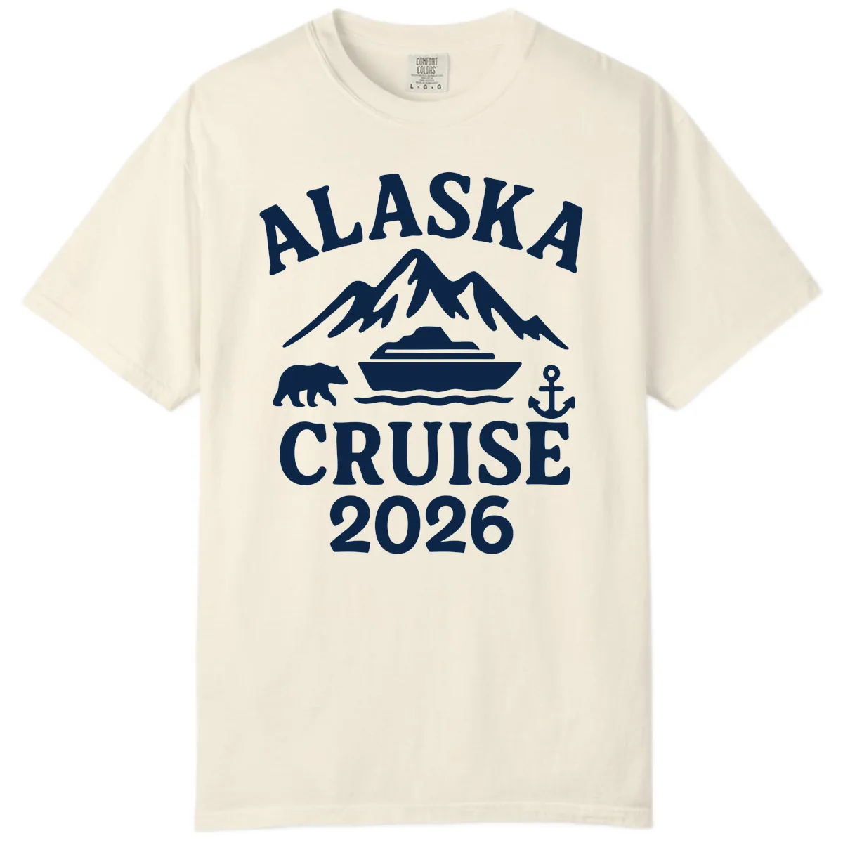 Alaska Cruise 2026 Adventure Comfort Color in Ivory