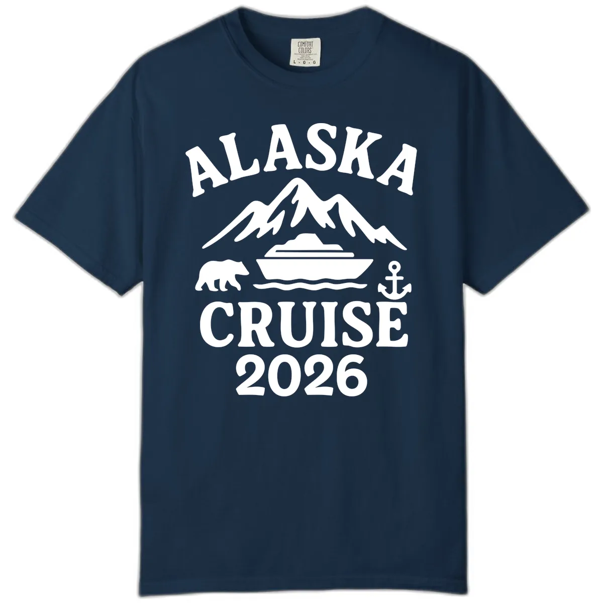 Alaska Cruise 2026 Adventure Comfort Color in True Navy
