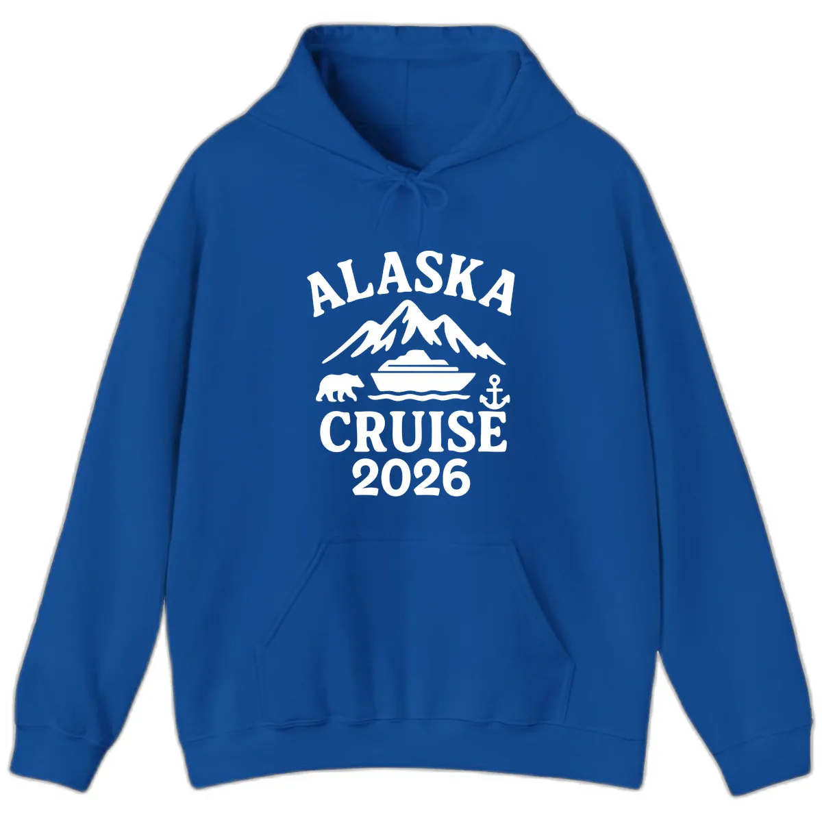 Alaska Cruise 2026 Adventure Hoodie in Royal