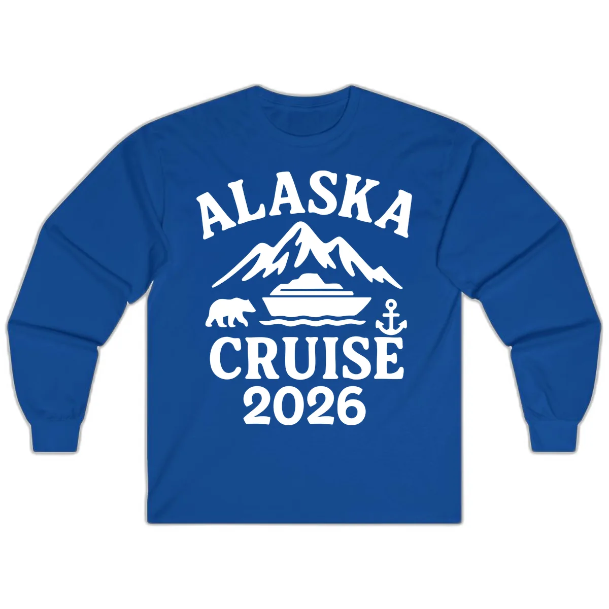 Alaska Cruise 2026 Adventure Long Sleeve in Royal