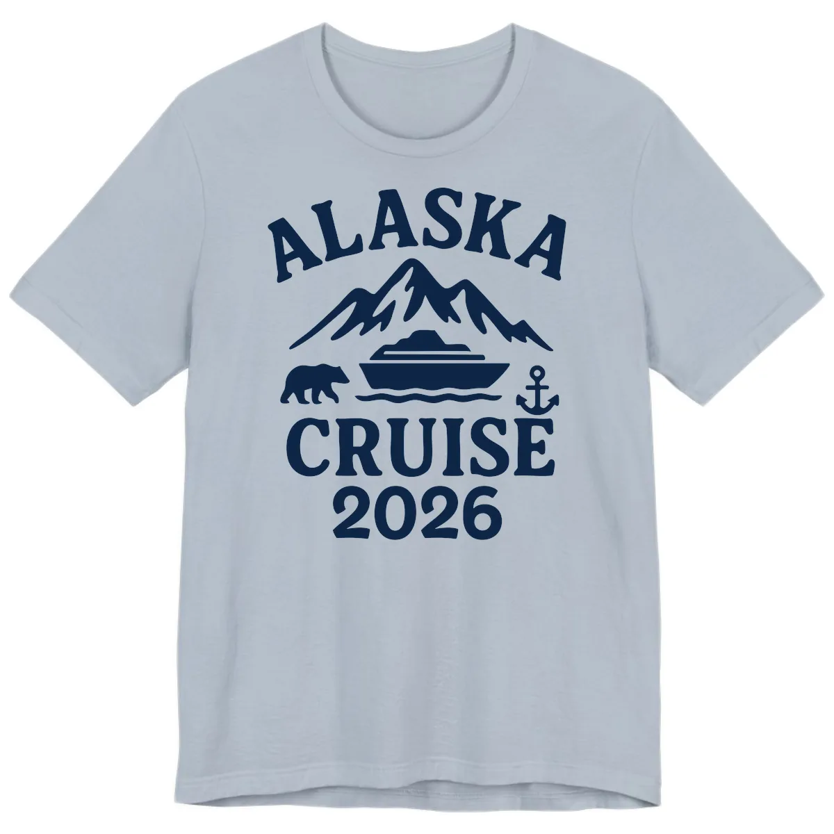 Alaska Cruise 2026 Adventure Premium T-Shirt in Light Blue