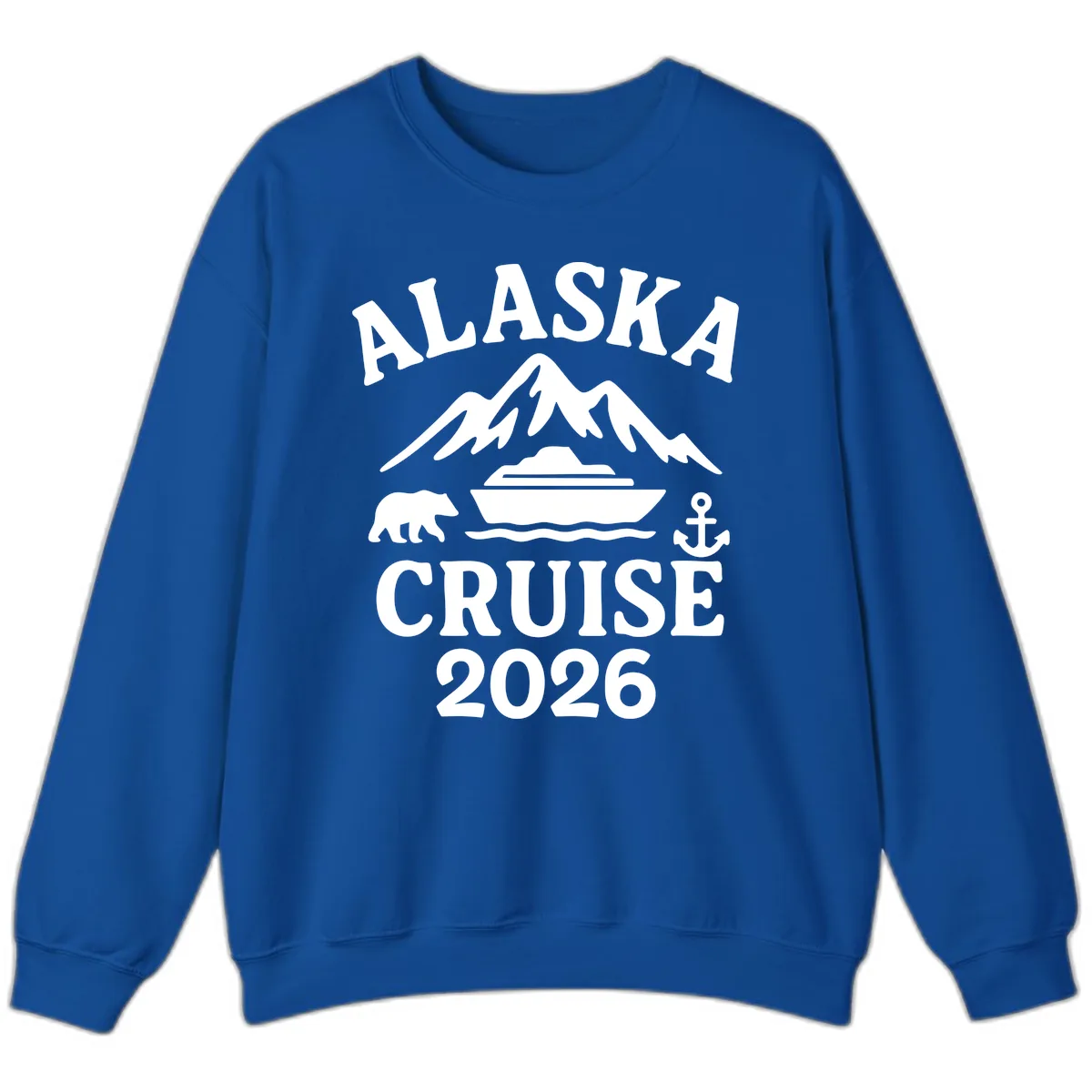 Alaska Cruise 2026 Adventure Sweatshirt in Royal