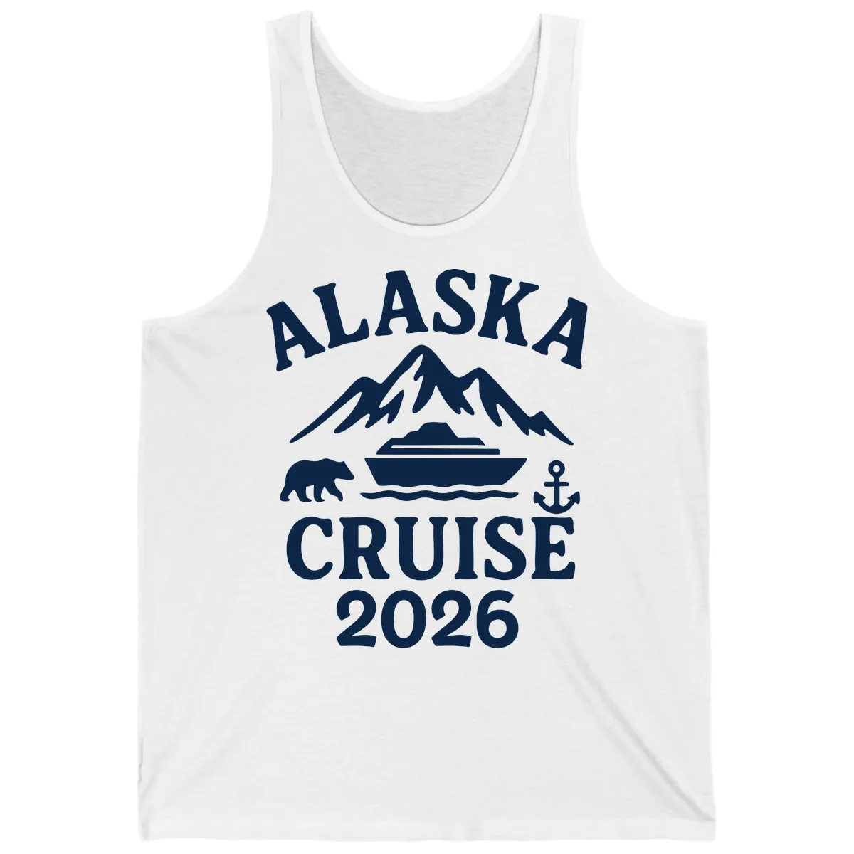 Alaska Cruise 2026 Adventure Tank in White