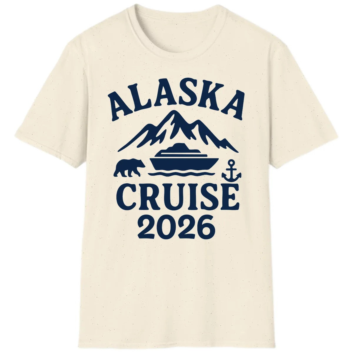 Alaska Cruise 2026 Adventure T-Shirt in Natural