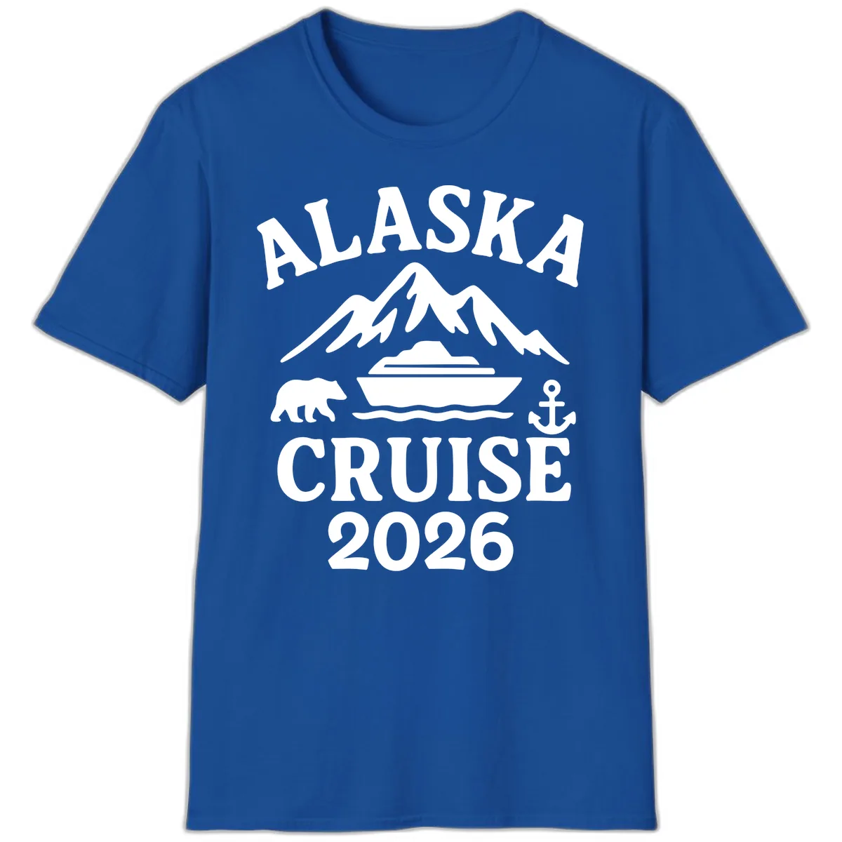 Alaska Cruise 2026 Adventure T-Shirt in Royal