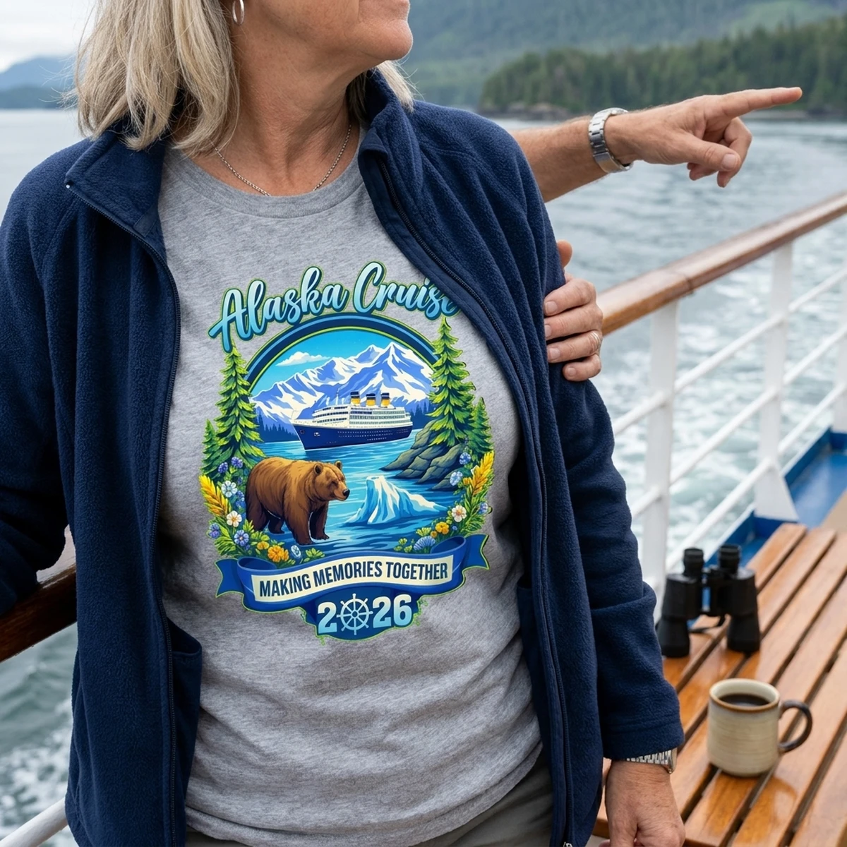 Matching Alaska Cruise Shirt – Making Memories 2026