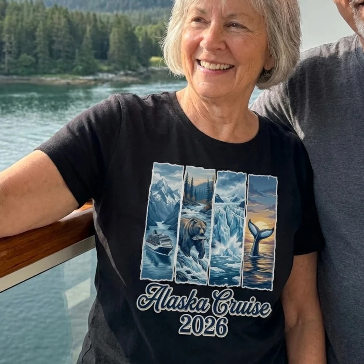 Scenic Adventure Collage – 2026 Alaska Cruise Shirt