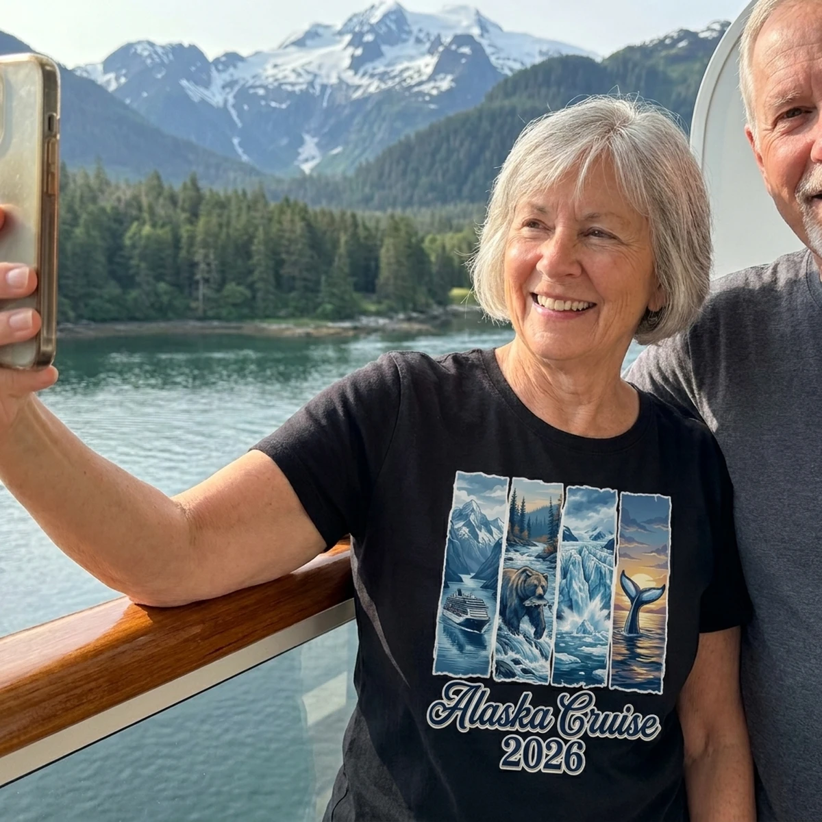 2026 Alaska Cruise Shirt – Scenic Adventure Collage