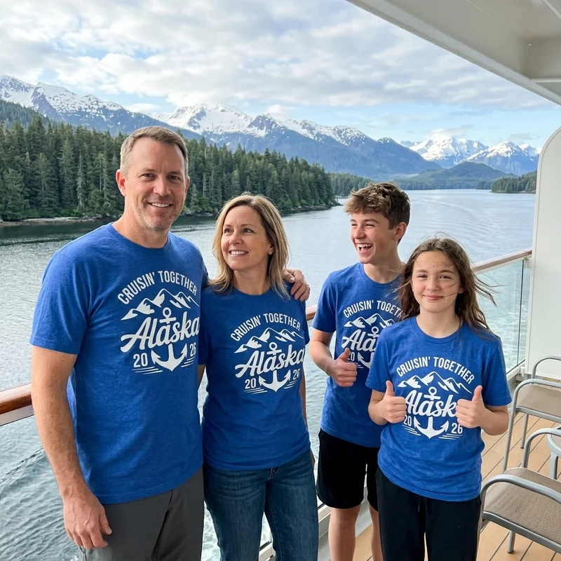Alaska Family Cruise Shirts