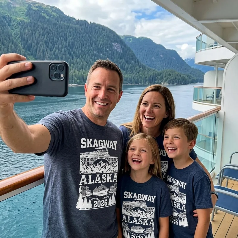 Matching Alaska Group Cruise Shirts