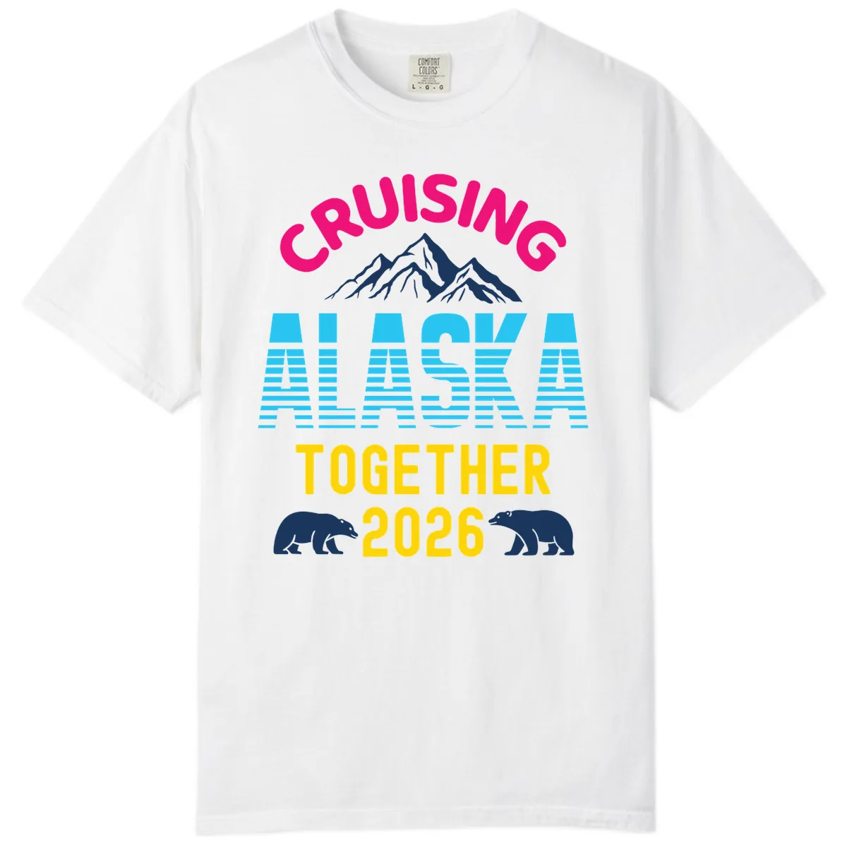 Cruising Alaska Together 2026 Scenic Design Comfort Color in White