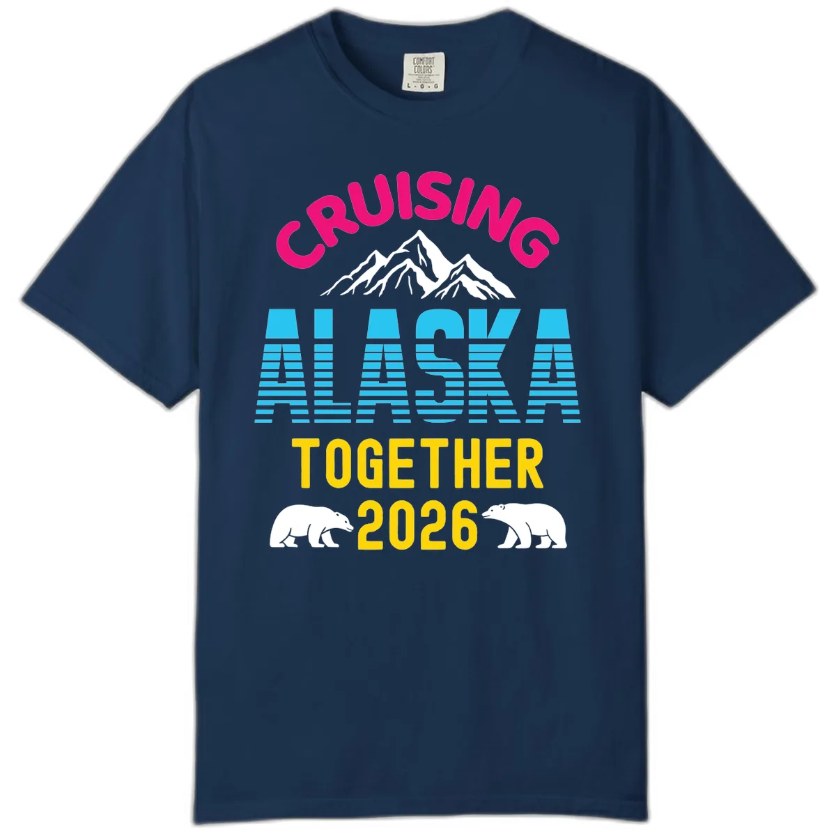 Cruising Alaska Together 2026 Scenic Design Comfort Color in Navy