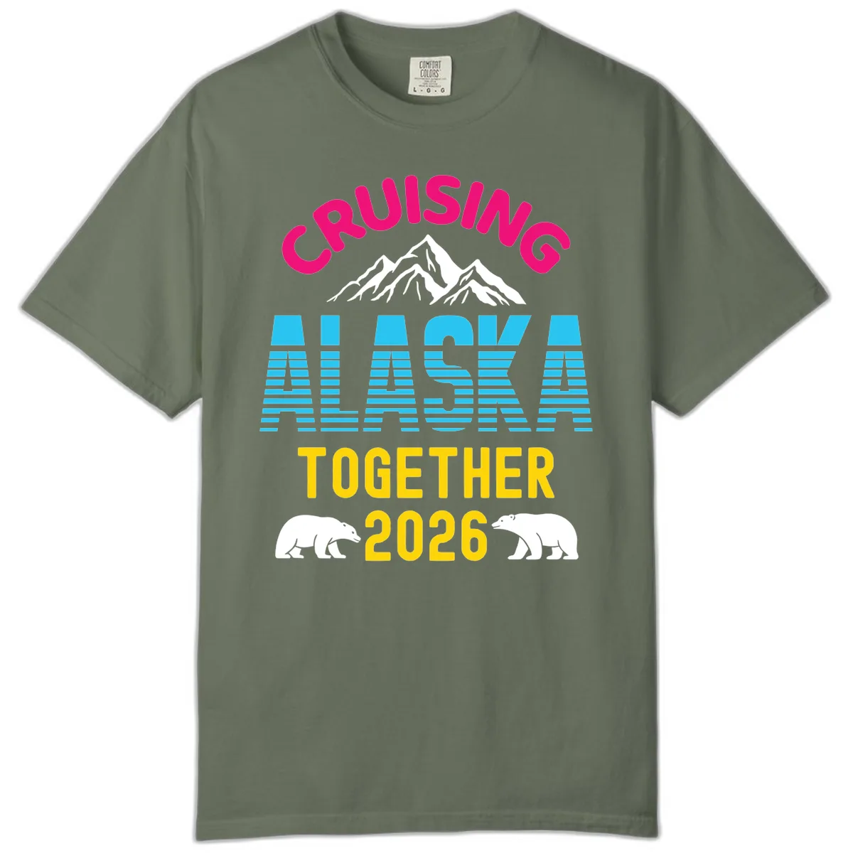 Cruising Alaska Together 2026 Scenic Design Comfort Color in Moss