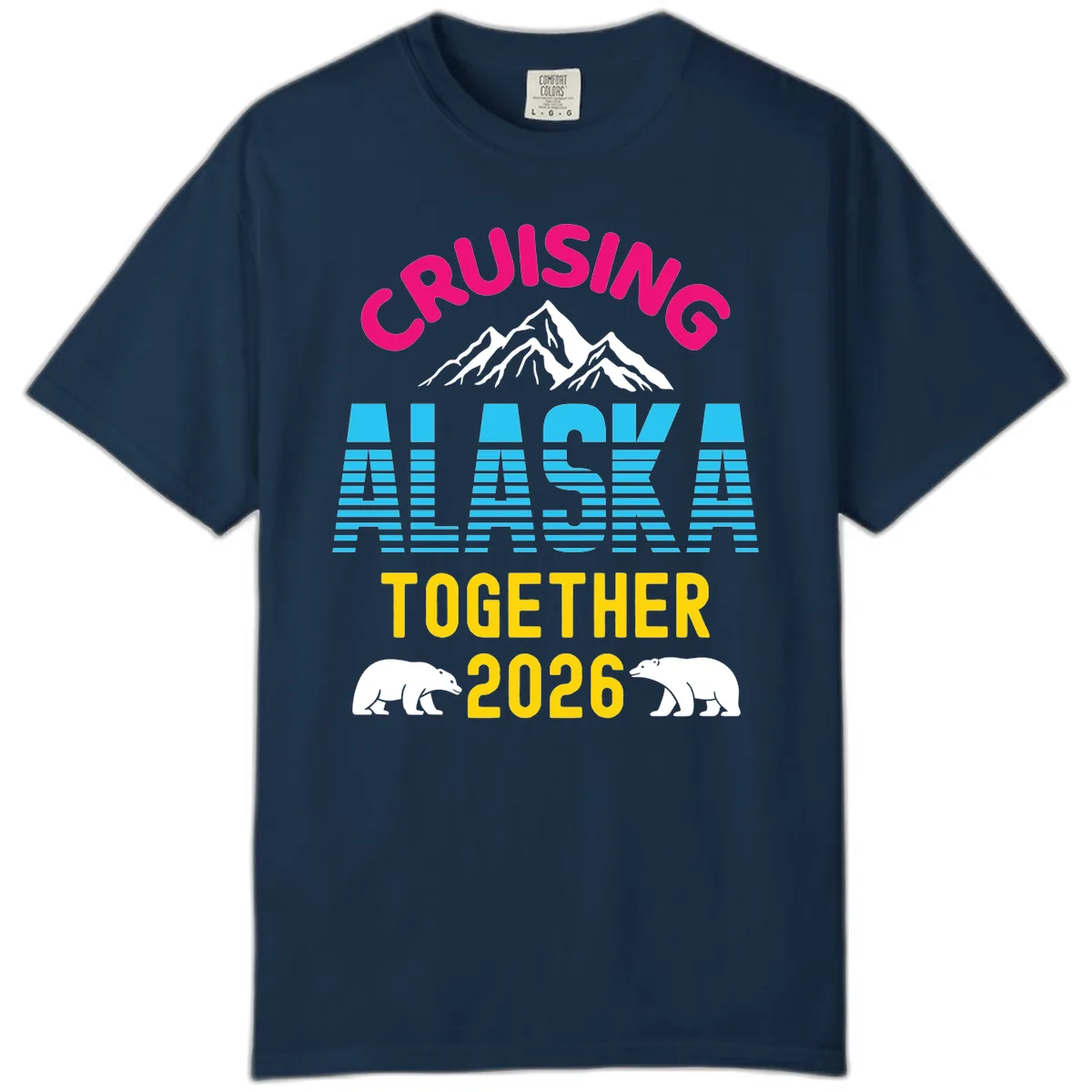 Cruising Alaska Together 2026 Scenic Design Comfort Color in True Navy