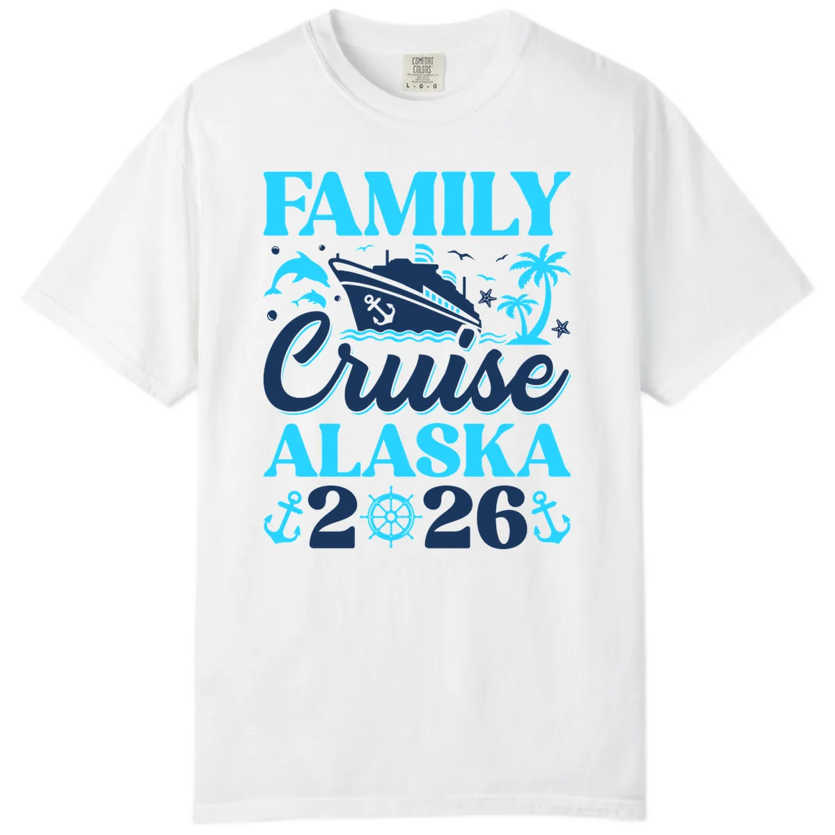 Family Cruise Alaska 2026 Design Comfort Color in White