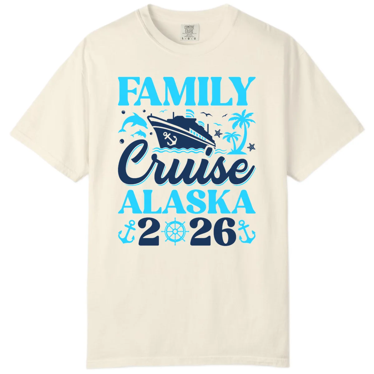 Family Cruise Alaska 2026 Design Comfort Color in Ivory