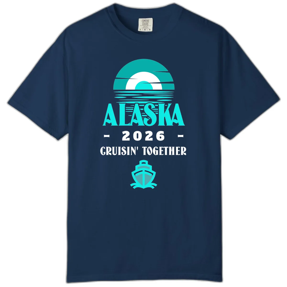 Alaska 2026 Cruisin' Together Scenic Comfort Color in Navy
