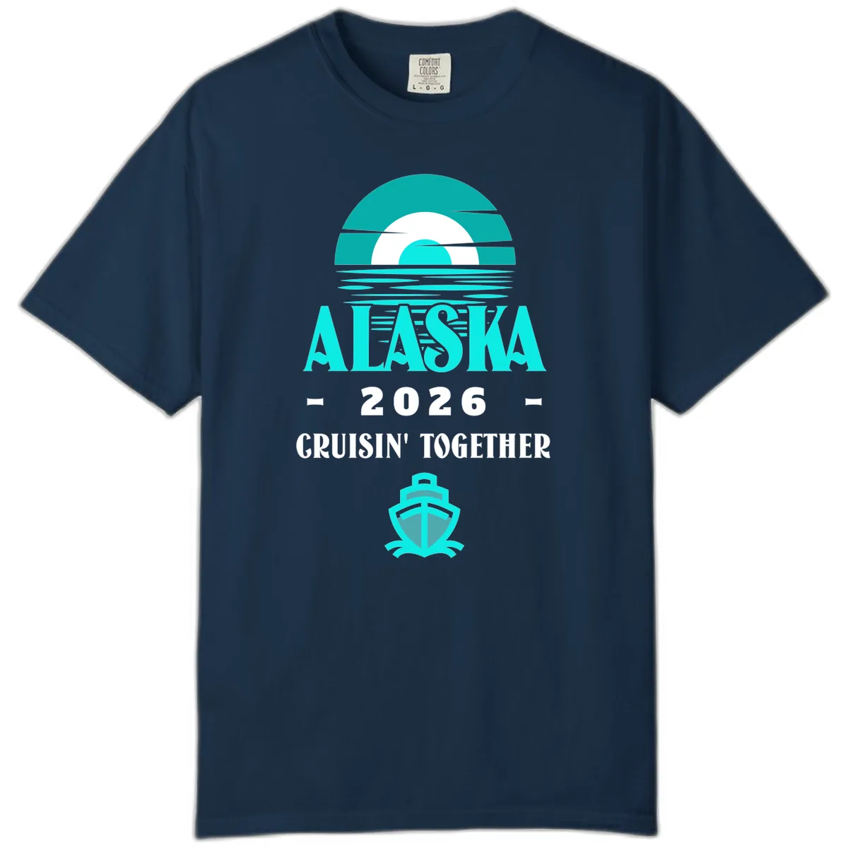Alaska 2026 Cruisin' Together Scenic Comfort Color in True Navy