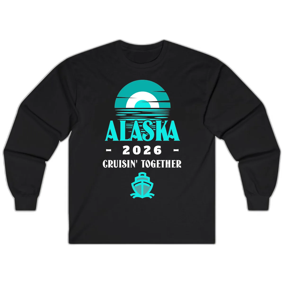 Alaska 2026 Cruisin' Together Scenic Long Sleeve in Black