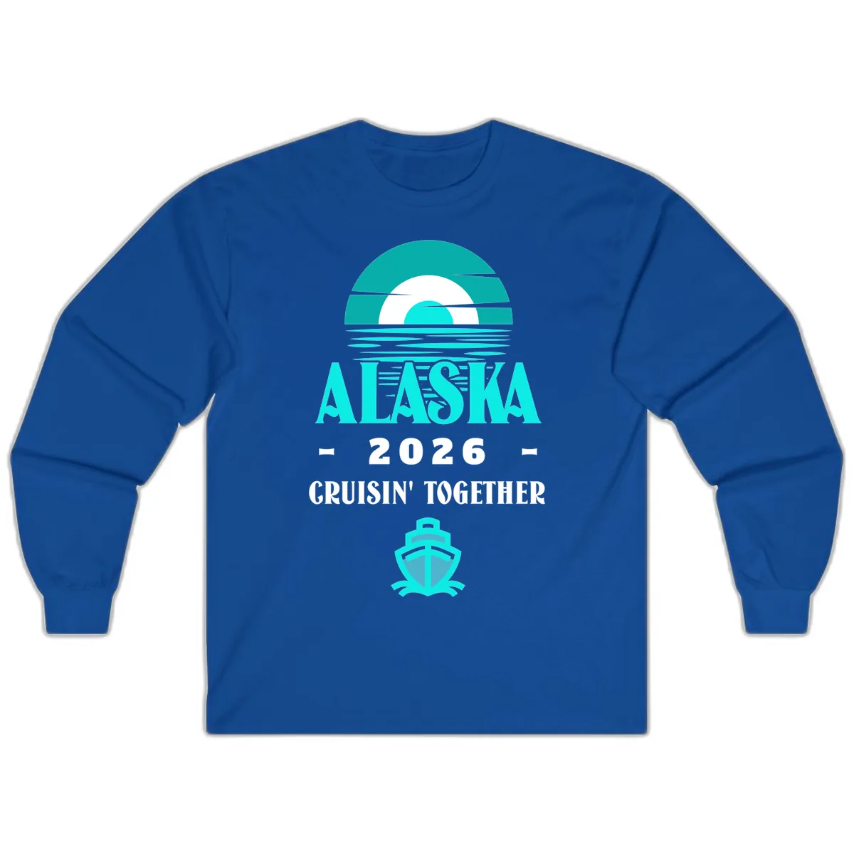 Alaska 2026 Cruisin' Together Scenic Long Sleeve in Royal