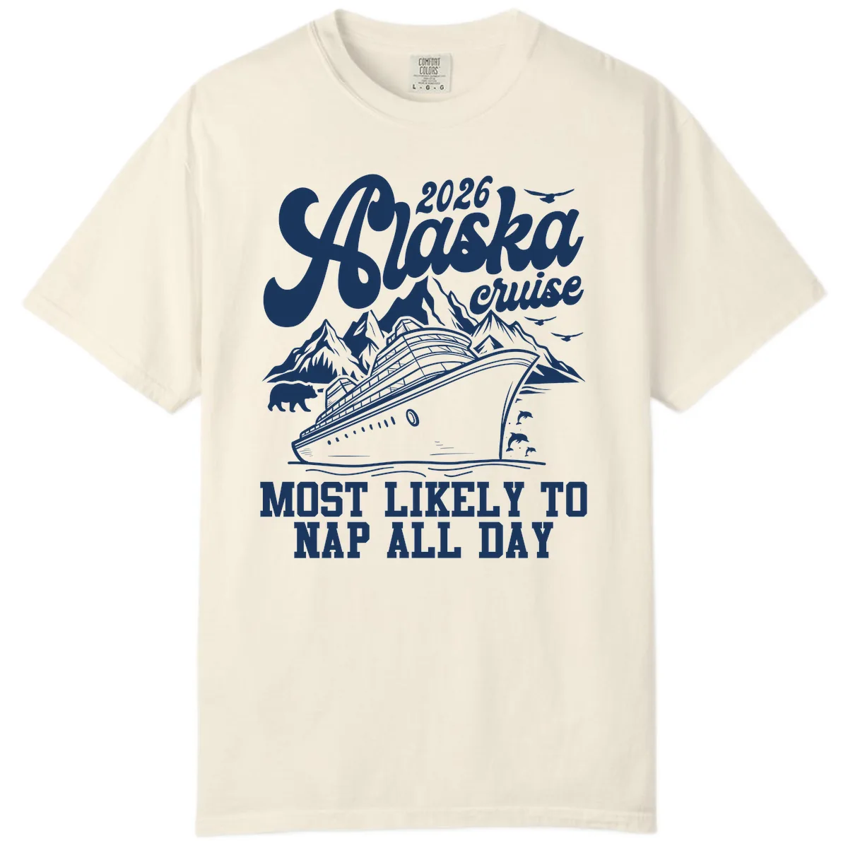 2026 Alaska Cruise Nap Day Scenic Comfort Color in Ivory