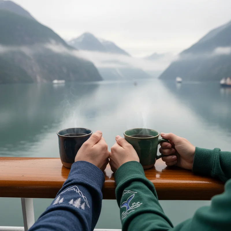 Alaska Cruise Couples Outfits: Coordinating Without Matching - Alaskan Cruise Shirts