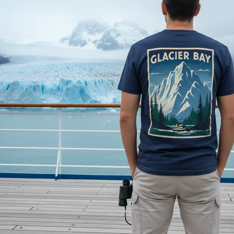 Drawing Glacier Bay: A Designer's Notebook on Capturing the Ice - Alaskan Cruise Shirts