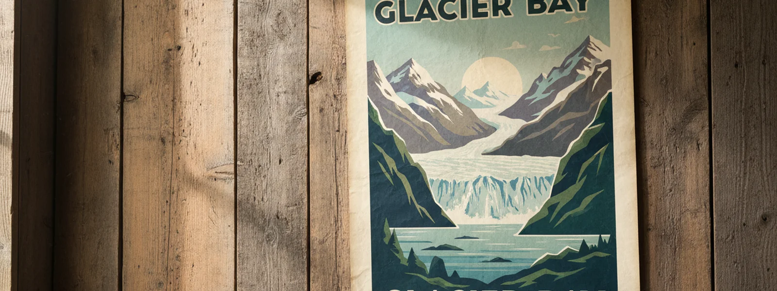 Why We Draw Alaska Like a National Park Poster (Our Design Story) - Alaskan Cruise Shirts