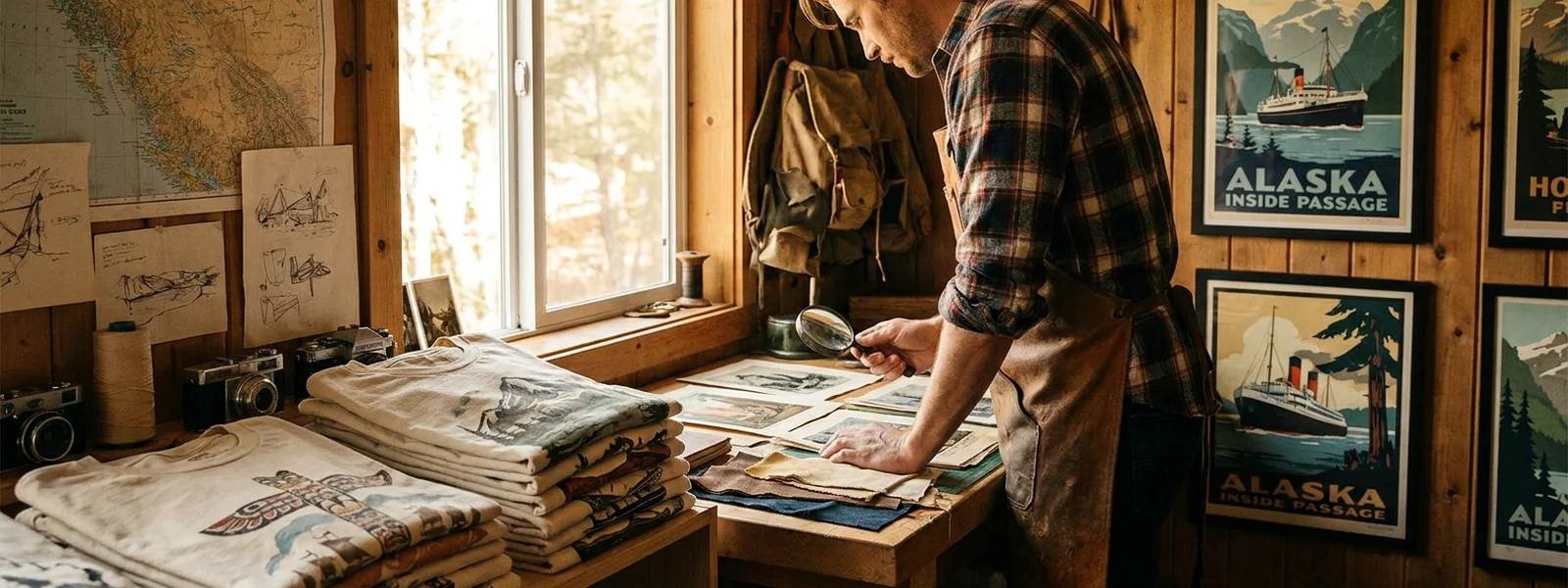 about alaskan cruise shirts — page hero