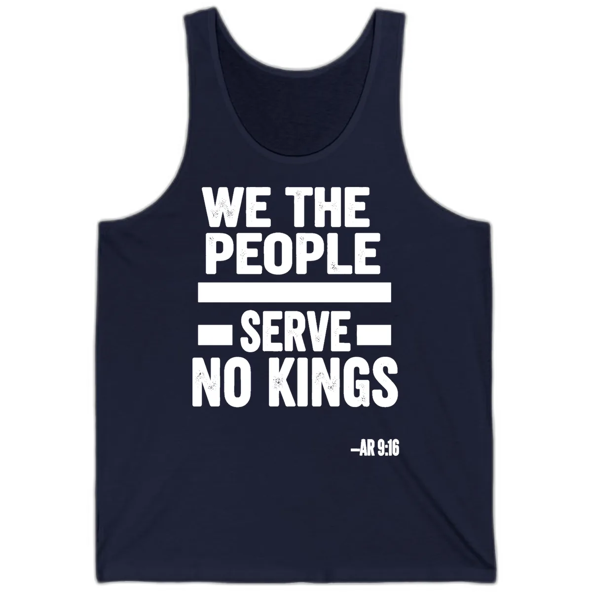 We The People Serve No Kings Freedom Tank in Navy