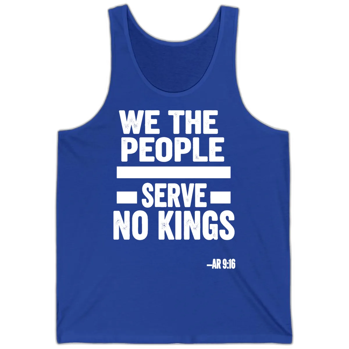 We The People Serve No Kings Freedom Tank in True Royal